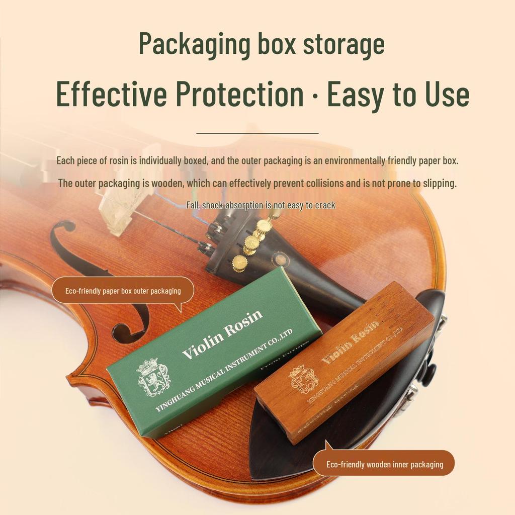 UK Imported High Purity Violin, Cello & Erhu Rosin - Universal Performance Grade, Low Dust