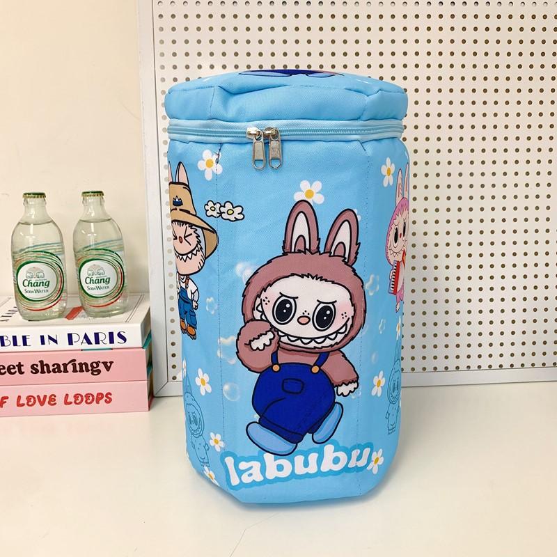 School bag backpack cute cartoon snack bucket large capacity out storage bag backpack