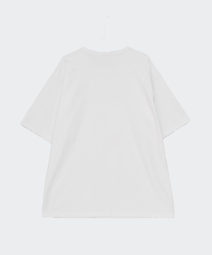 NEALIZE Oversized Basic Cotton T-Shirt White