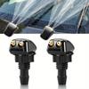 2Pcs/set Car Windshield Wiper Washer Spray Nozzle Fits Most Car Models Car Dual Holes Windshield Washer Nozzle Water Spray