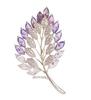 SKEDS Women Elegant Plant Flower Metal Brooches Corsage Fashion Rhinestone Pearl Badges Jewelry Vintage Lady Brooch Pin Gift