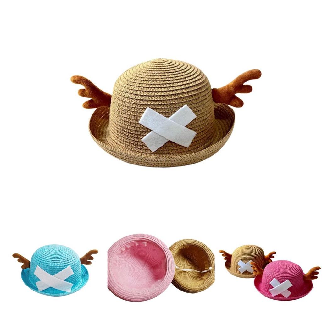 Kolorowy Dwuwymiarowy Kapelusz Kopułowy Chopper z One Piece Jako Rekwizyty do Cosplayu dla Rodziców i Dzieci