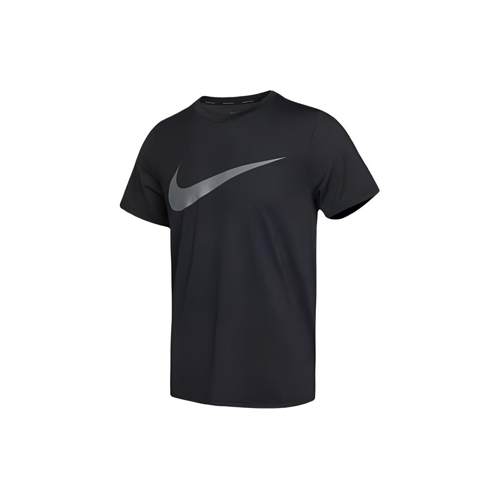 Nike T Shirts Men's Black Crew Neck Moderate Straight Fit DQ1930-010