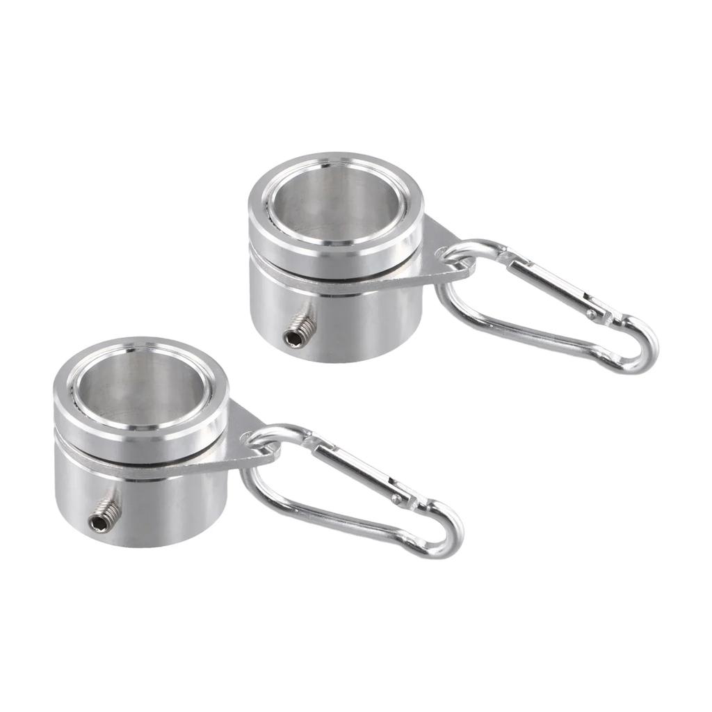 1 Set Fahnenstangen-Clip-Befestigungsringe Mit Clip Fahnenstangen-Beschläge Drehbare Fahnenstangen-Ringe Fahnenstangen-Drehverschluss Zubehör