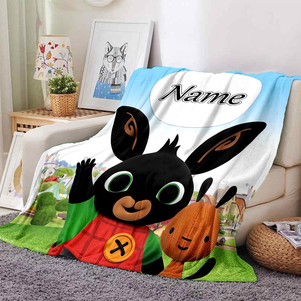 Custom Name Friendship Fun Playroom Party Blanket For Couch Bed Plush Cozy Fuzzy Blanket Super Soft Warm Blankets For Fall And Winter 091611