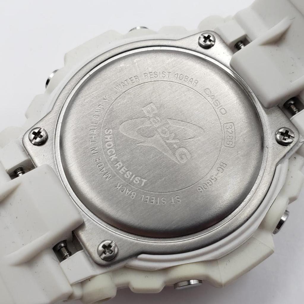 Used CASIO Baby-G Digital Watch White