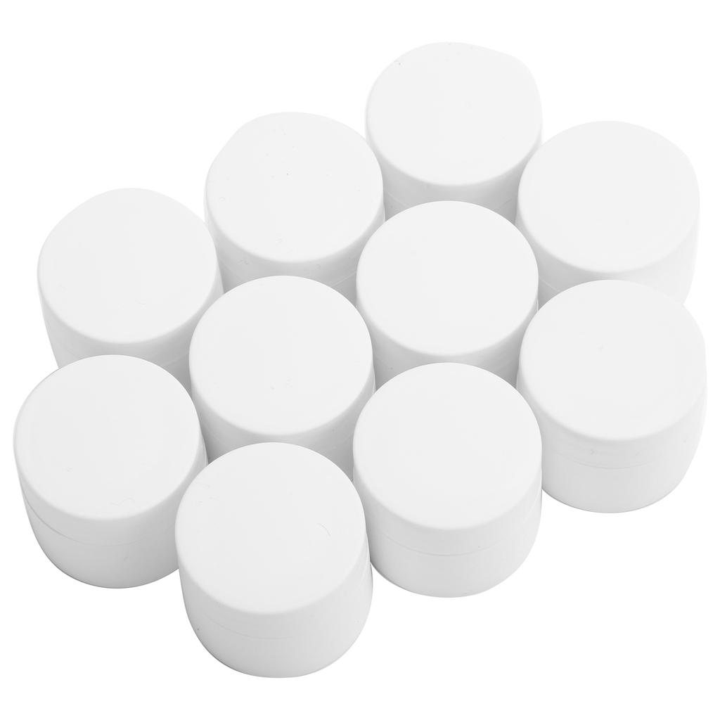 10pcs Empty Face Cream Bottle Jar Refillable DIY Skin Moisturizing Gel Container (10g   Pc)