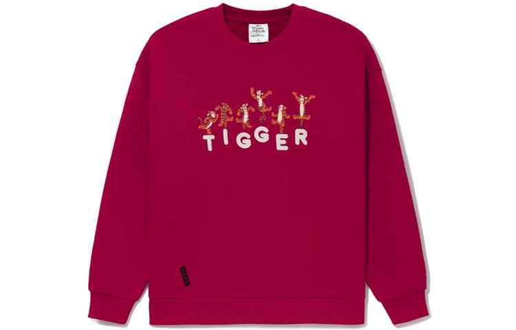 Li Ning x Disney Sweatshirt Unisex Bull Red AWDS547-3 XL