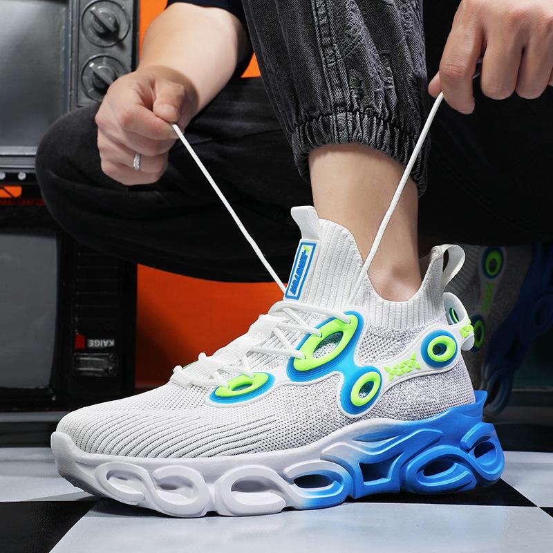 Shoes Men's Plus Size Fashion Men's High Quality Flying Woven Galaxy Blade Sneaker Fashionable Men's Shoes Running Shoes