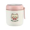 With Spoon Thermal Breakfast Cup 530ml Vacuum Soup Cup Eco-Friendly Sealed Lunch Box  Camping