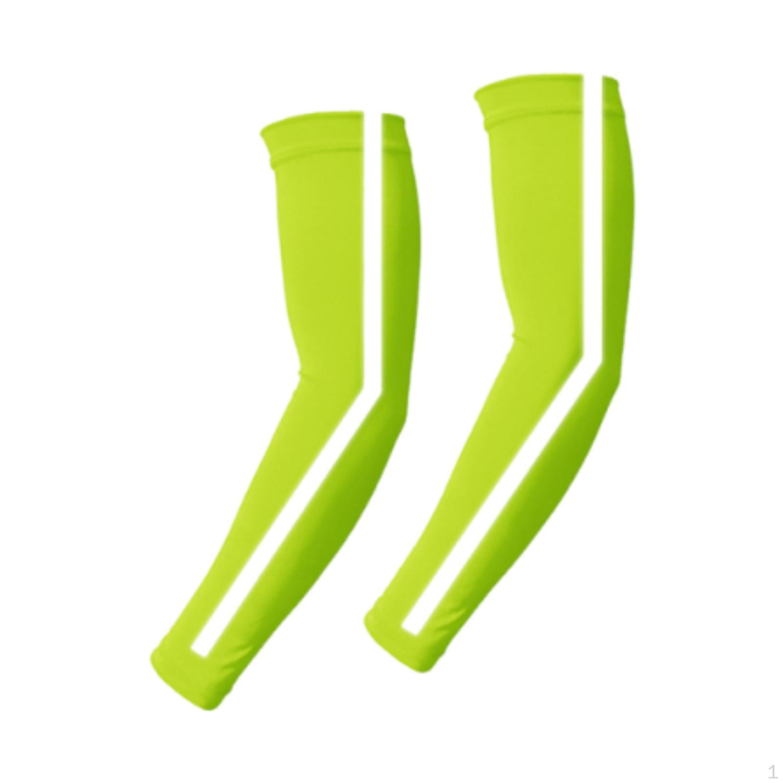 

Рукава для охлаждения с нескользящим дизайном для спорта и активного отдыха Yellow Green