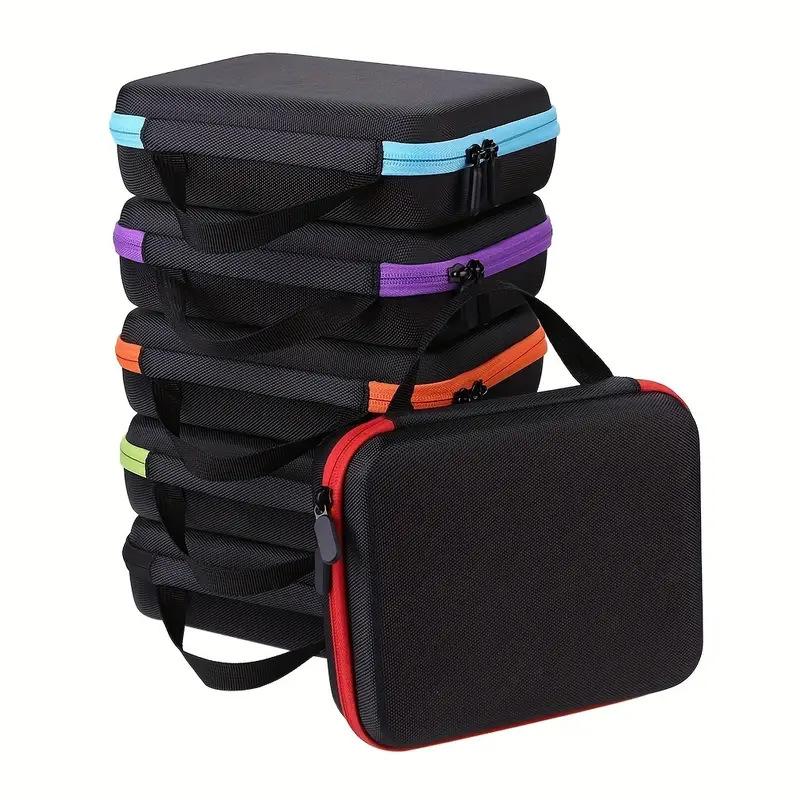 30 Slots Essential Oil Case for 5ML 10ML 15ML Essential Oil Roller Bottles Organizer Holder Perfume Hanging Storage Bag