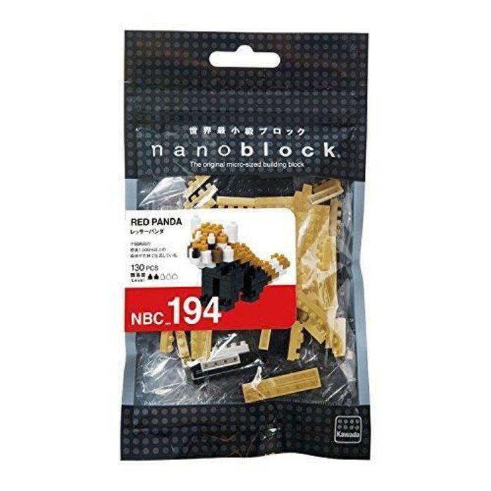 Jeu de construction - NANOBLOCK - NBC-194 - Panda Roux - 130 pièces - Enfant - Mixte