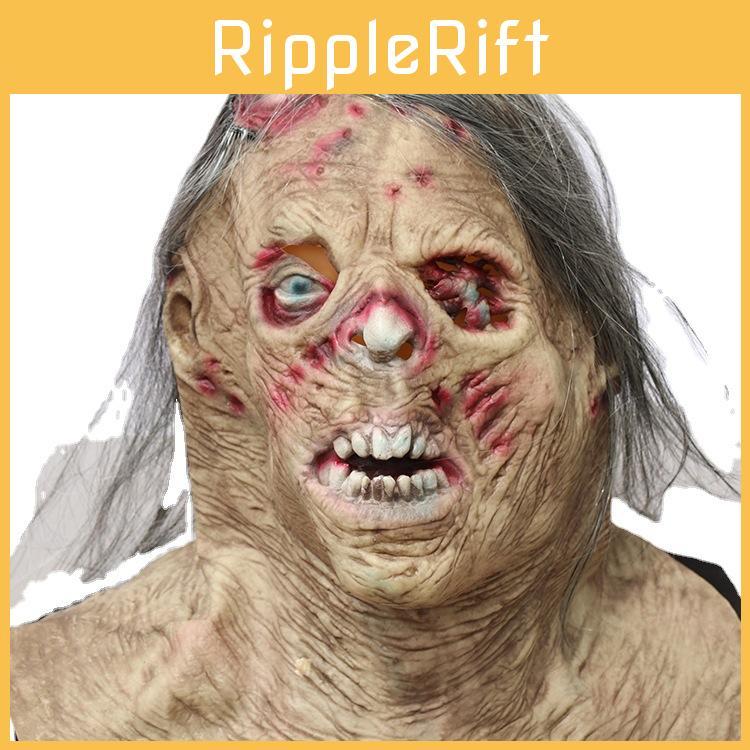 Zombie Marrow Brain Latex Mask For Halloween Cosplay And Haunted House Props