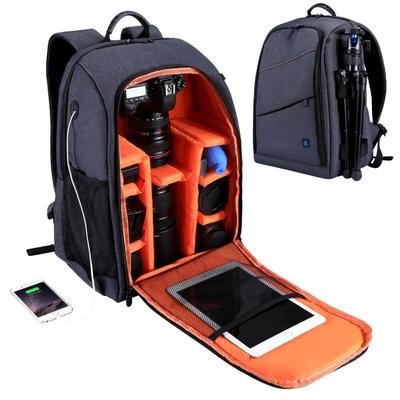 Outdoor Portable Waterproof Scratch-proof Dual Shoulders Backpack Camera Accessories Bag Digital Dslr Photo Video Bag