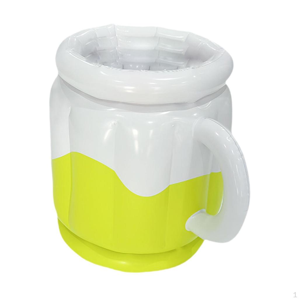Inflatable Beer Ice Bucket Floating Drinks Cooling Bin Practical Beverage Holder Container for