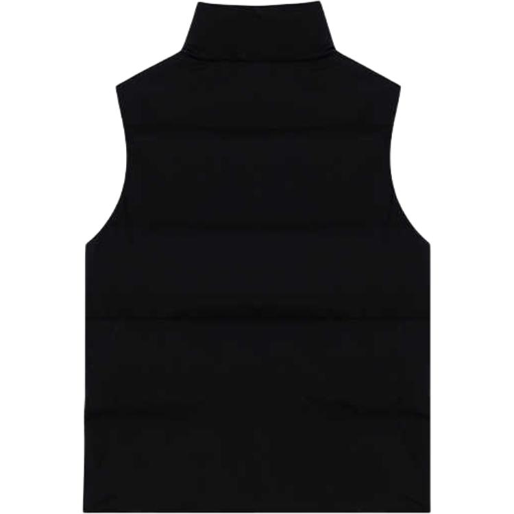 New Balance Down Vests Men's Black Stand Collar Moderate Other AMV43376-BK