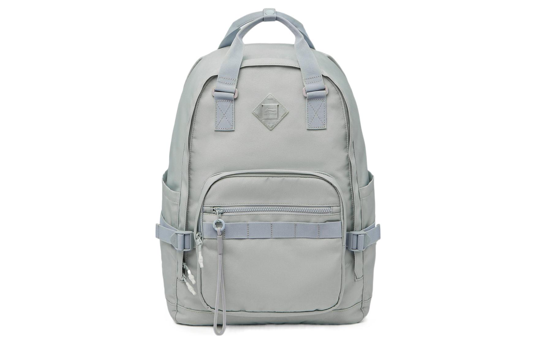 Li Ning Sports Life Collection Polyester Sports Backpack Regular Unisex Blue ABST301-3 One Size