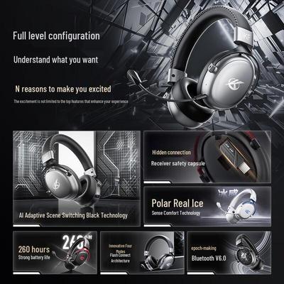 iKF V11 Max 7.1 Wireless Gaming Headset