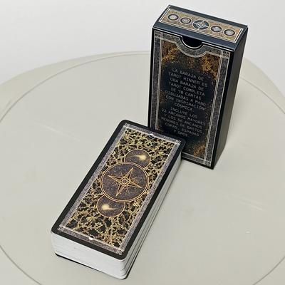 Kinner Tarot Deck Ein kosmisch inspiriertes handgezeichnetes vollständiges 78-Karten-Traditionelles Tarot-Deck in spanischer Sprache 11*5.3cm