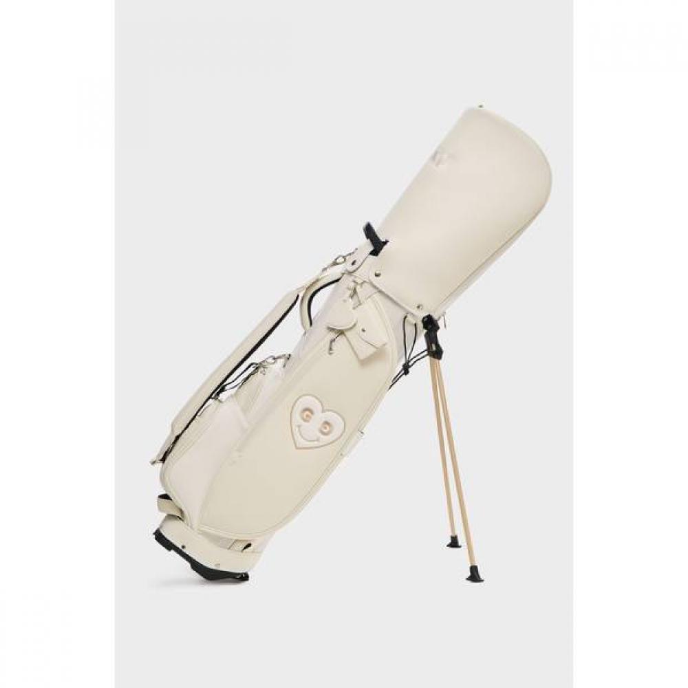 

Goxo Lightweight Stand Bag Cream Smile Heart Single option