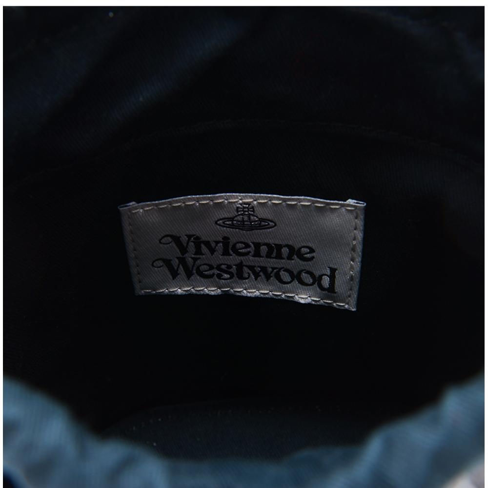 Vivienne Westwood Daisy Shiny Patent Drawstring Shoulder Bag 4c030007w L008i N404