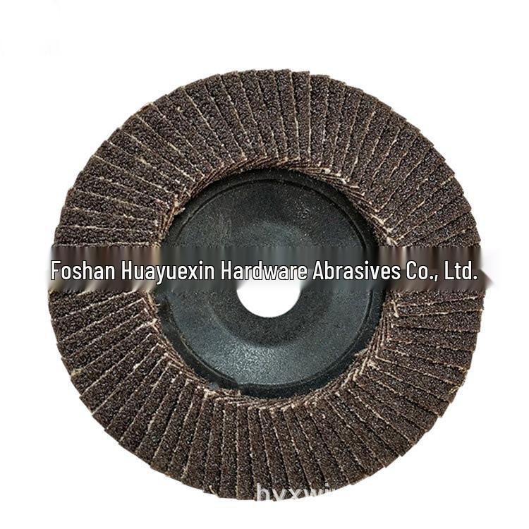 16x100 Calcined Sandpaper Flap Wheel for Grinding & Polishing Metal, Wood, Stone – Includes 75 Plastic Cover.
