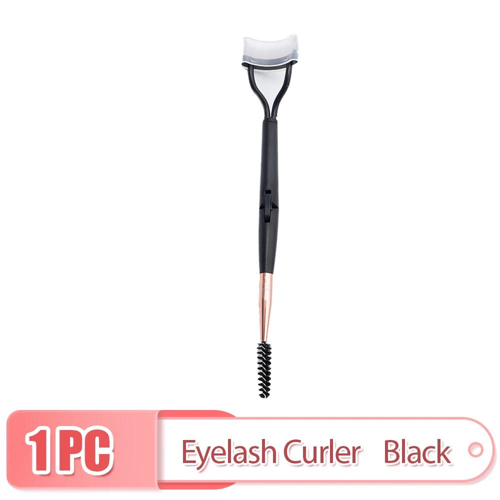 

Складная расческа-разделитель для ресниц Eyelash Beauty, тушь для ресниц, завивка ресниц, нержавеющая сталь, портативная щеточка для ресниц чёрный