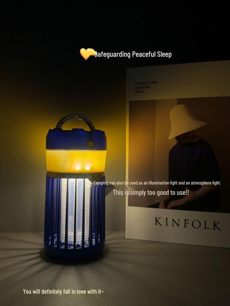 3-in-1 Camping and Home Night Light with Electric Mosquito Killer