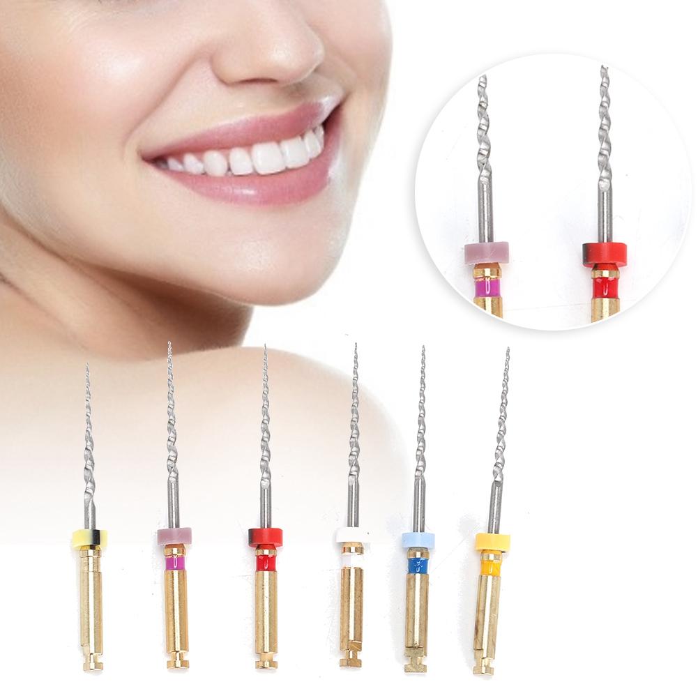 6 Pièces Professionnel Dentaire Canal Radiculaire Niti Lime Aiguilles Endodontiques Instrument Dentaire SX F3 (21mm)