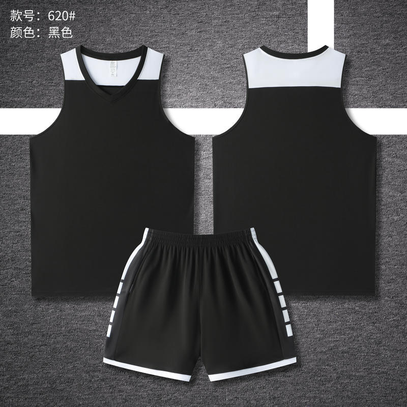 New American basketball jersey set Summer camp adult children's quick-drying jersey Game training basketball jersey