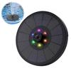 Solar Fountain with LED Lights Birds Bath Garden Pond Pool Decorative Outdoor DIY Potential for Garden