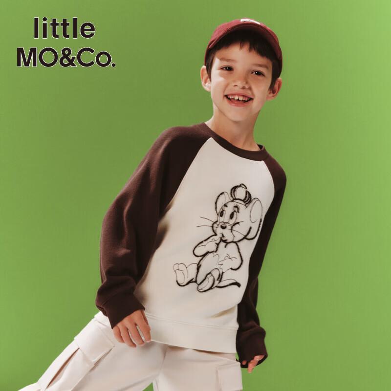little MO&Co. Tom & Jerry Girls' 2025 Autumn Raglan Sweatshirt