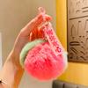 Colorful Keyrings Cute Plush Charm Pom Key Chain Pendant Decoration for Backpacks and Bags