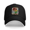 Spring Black History Is American History Patriotic African American Baseball Cap Tennis Skate Fashion Print Sun Trucker Hat