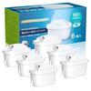 Water pitcher cartridge compatible Brita replacement Maxtra filter purifier high removal (set 6)