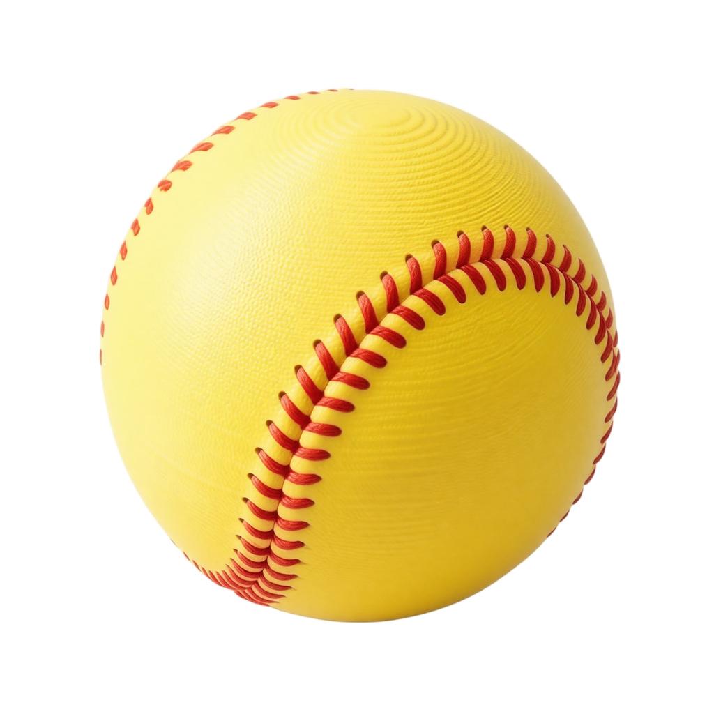Softball Shaped Night Light for Bedroom Desk Bedside Decor, Cute Baseball Ball Lamp