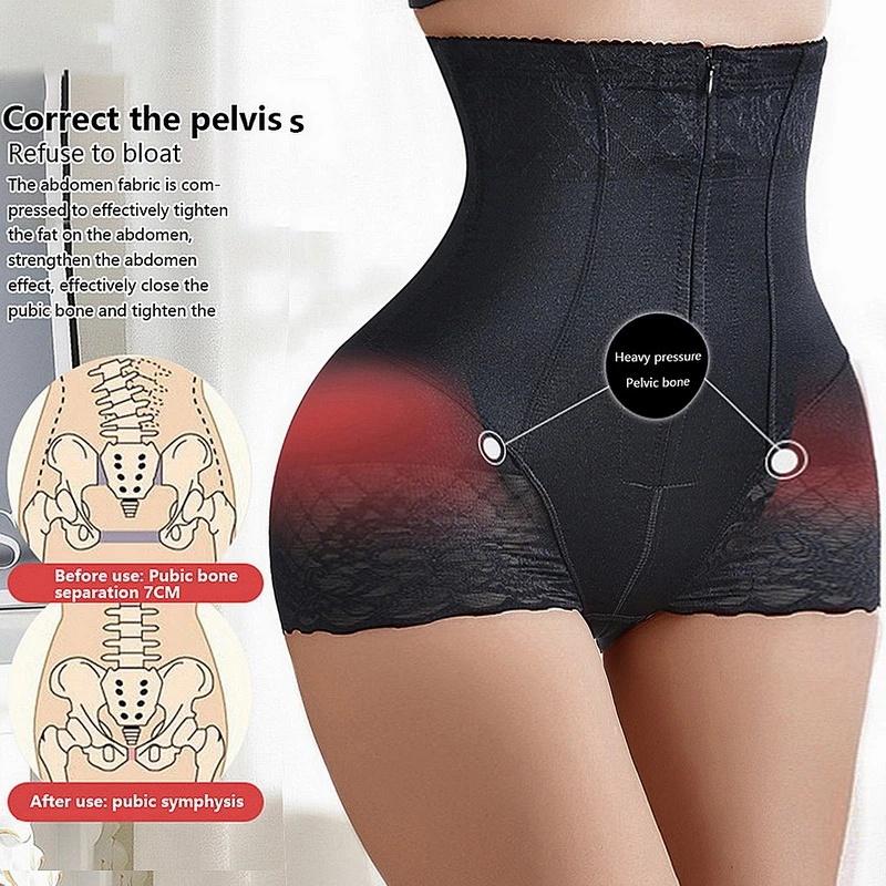 New Tummy Control Panties Women Zipper Body Shaper High Waist Shaper Pants Seamless Shapewear Postpartum Panties