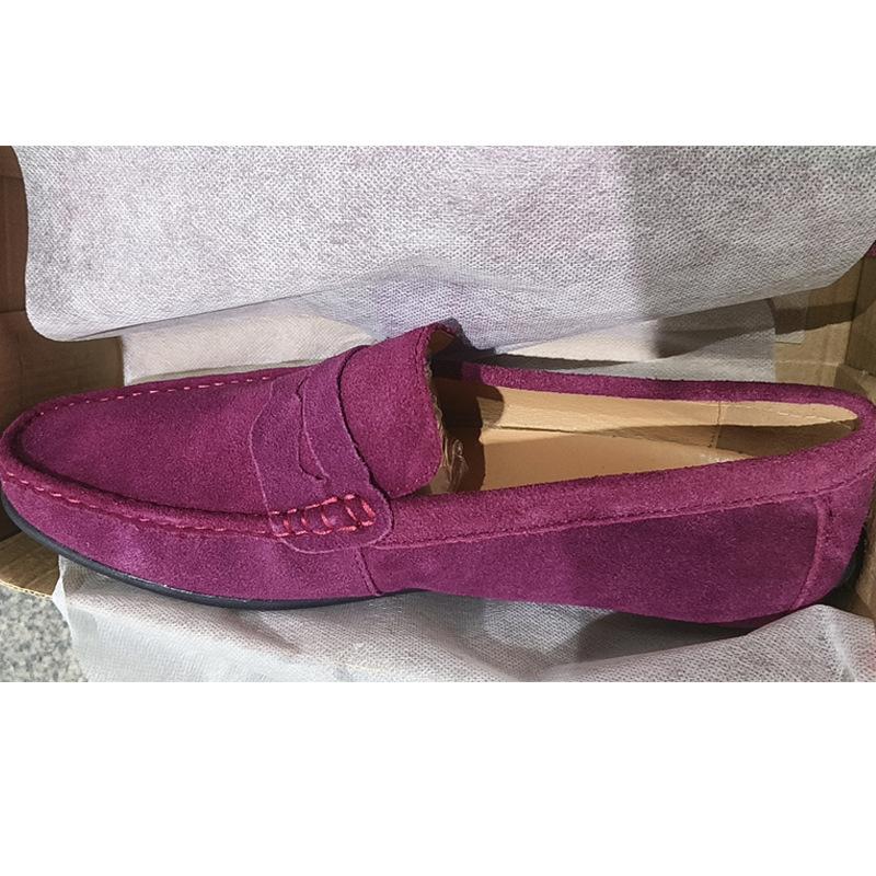 Men Casual Shoes Luxury Mens Loafers Handmade Suede Genuine Leather Men's Shoes Moccasins Slip On Flats Male Luxe Driving Shoes