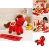 Chinese Zodiac Horse Plush Doll With Pp Cotton Filling For Festival Gifts And Collection