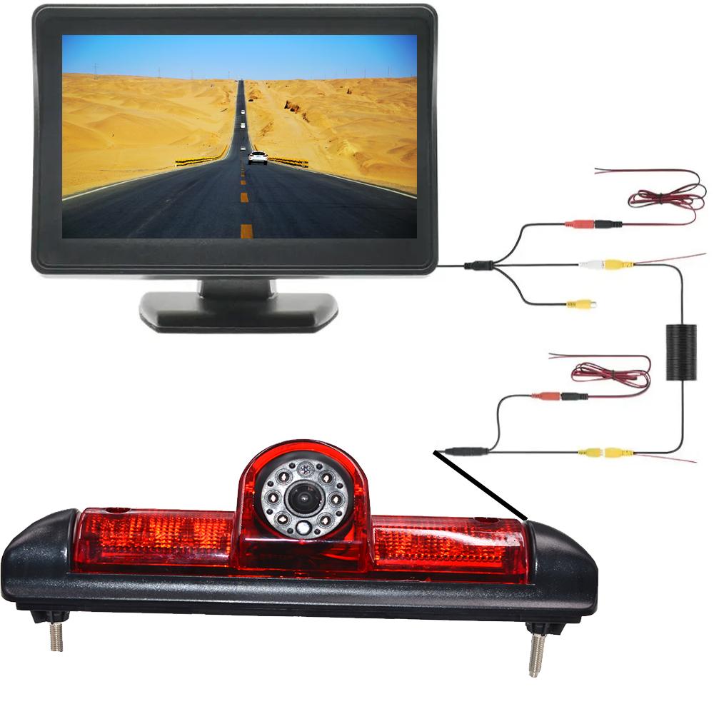 Parking CCD 170 Degree Car Rear View Camera Brake Light 4.3 Inch Monitor for FIAT Ducato CITROEN Jumper PEUGEOT Boxer 2006-2015