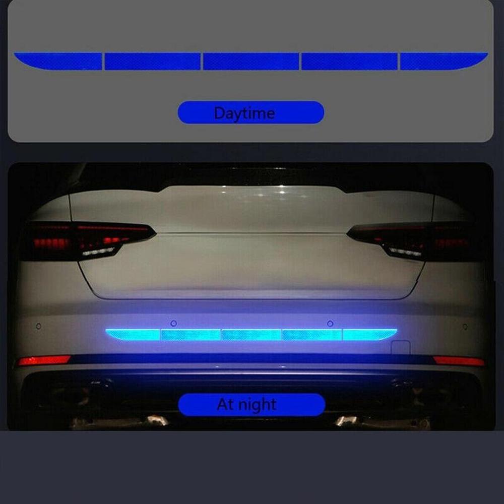 Car Reflective Warn Strip Tape Bumper Safety Decal Sticker Paster Accessories Car Reflective Warn Strip Tape Bumper Safety Decal Sticker Paster Accessories