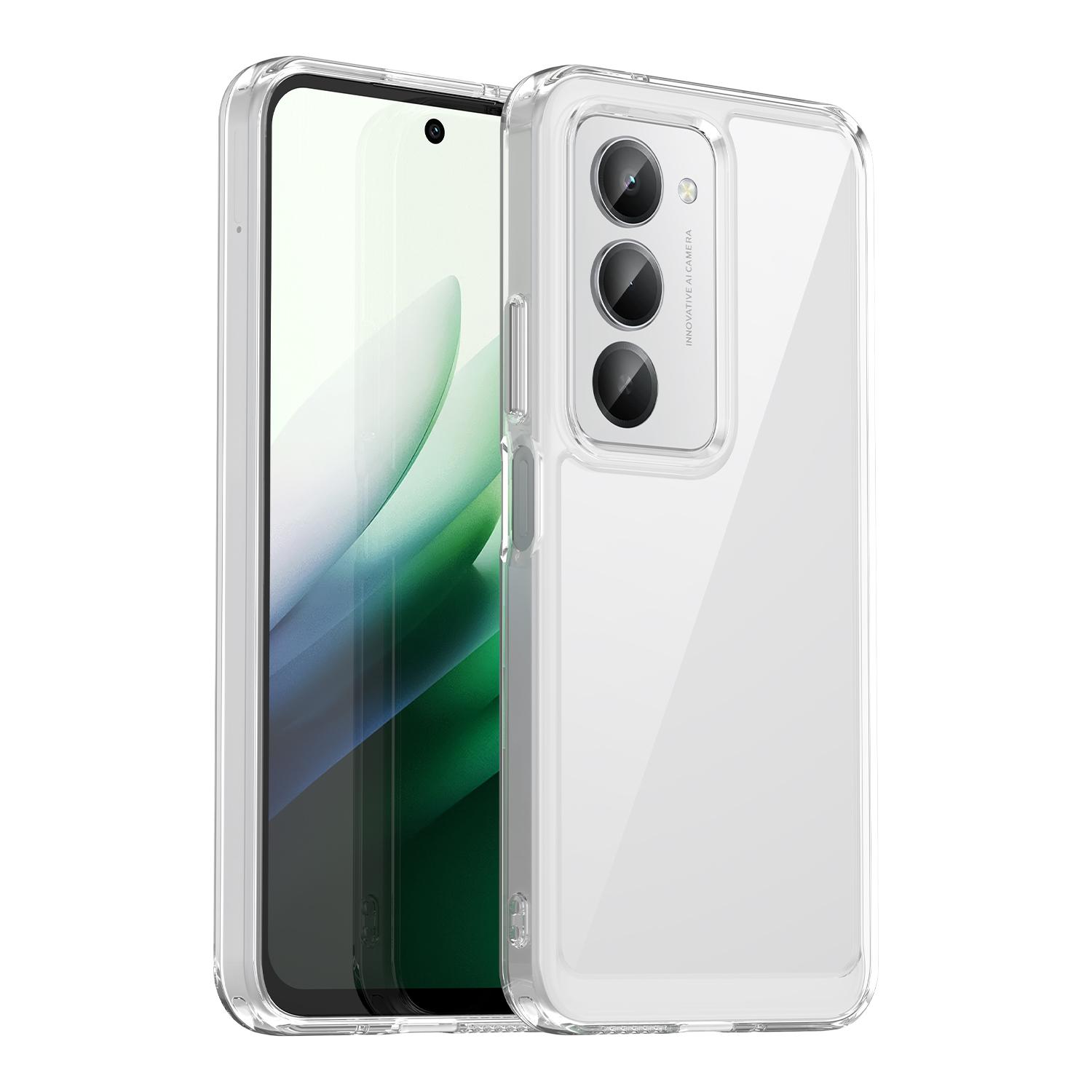 

Для Xiaomi Redmi 15 5G (168 мм) Чохол ТПУ + Акрил Захисний Прозорий Чохол для Телефона