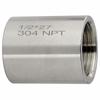 1/2" x 1/2" Female Pipe Coupling Fitting Stainless Steel Adapter Fitting  Plumbing