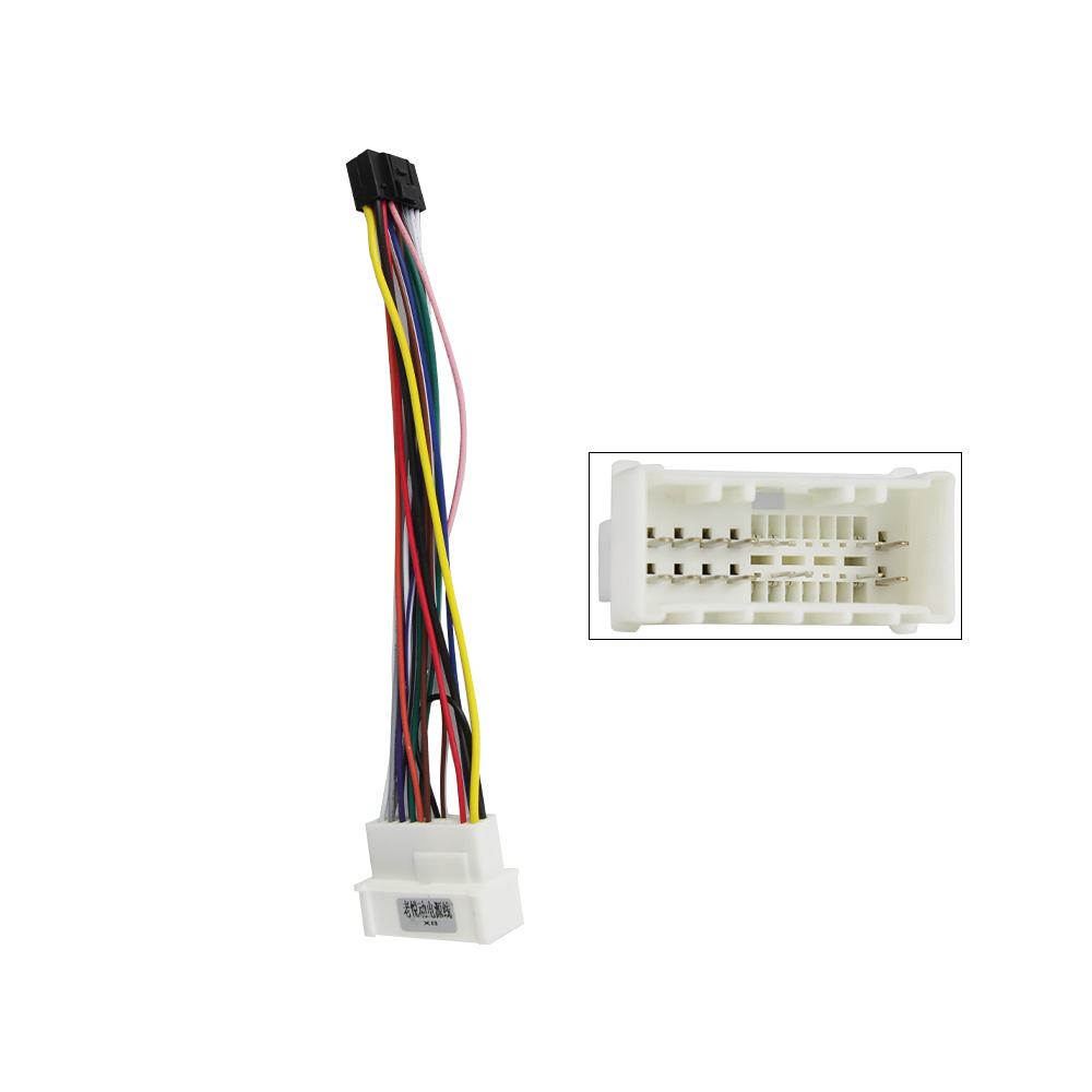 16pin Car Radio Power Cable Harness Wire Adapter For Hyundai Elantra Accent Azera i10 i20 i30 ix55 Tucson KIA Carens Picanto Rio Radio Accessories 4