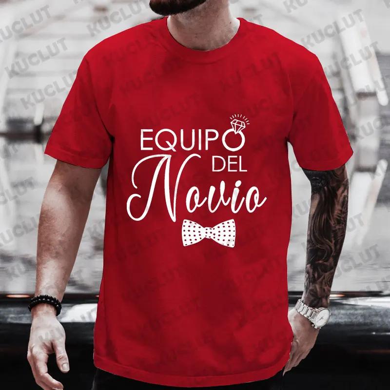 Spanish Bachelor Stag Party T Shirt Boyfriend Single Farewell Tees Best Man Groomsman Tops Team Groom Wedding Evg T-shirts
