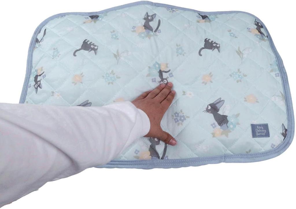 Marushin Cooling Studio Ghibli Delivery Ice Blue Cooling To the Summer Cooling For Boys and 1065005700 Pillowcase, "Kiki's Service" Jiji, Jiji, Touch,