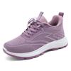 Mom shoes autumn cotton mouth walking shoes flying woven breathable casual shoes a women's shoes lightweight and comfortable mesh shoes