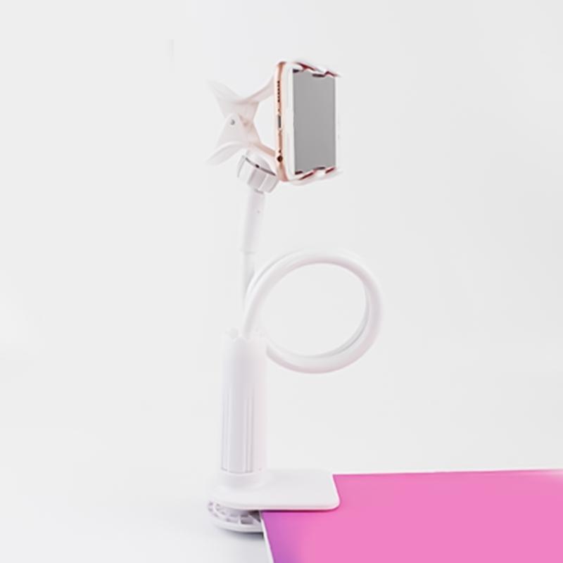 360 Degree Rotating Cellphone Holder Lazy Bracket Universal for Phone Long Arm Gooseneck Support Stand for Desktop Bed