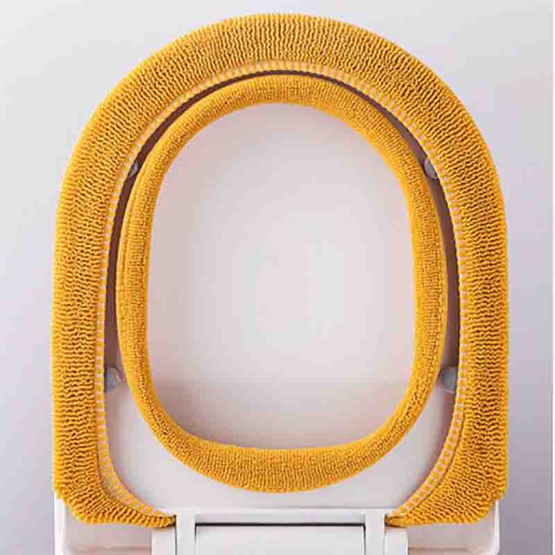 Mata toaletowa Dom Cztery Pory Roku Uniwersalny Pokrowiec na Toaletę Podkładka na Sedes Słodka Zimowa Pogrubiona Poduszka na Siedzenie Poduszka na Pierścień Toaletowy